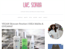 Tablet Screenshot of livesophia.com